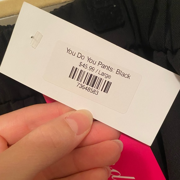 💕NWT Red Dress Black High Rise Trousers - Picture 3 of 4